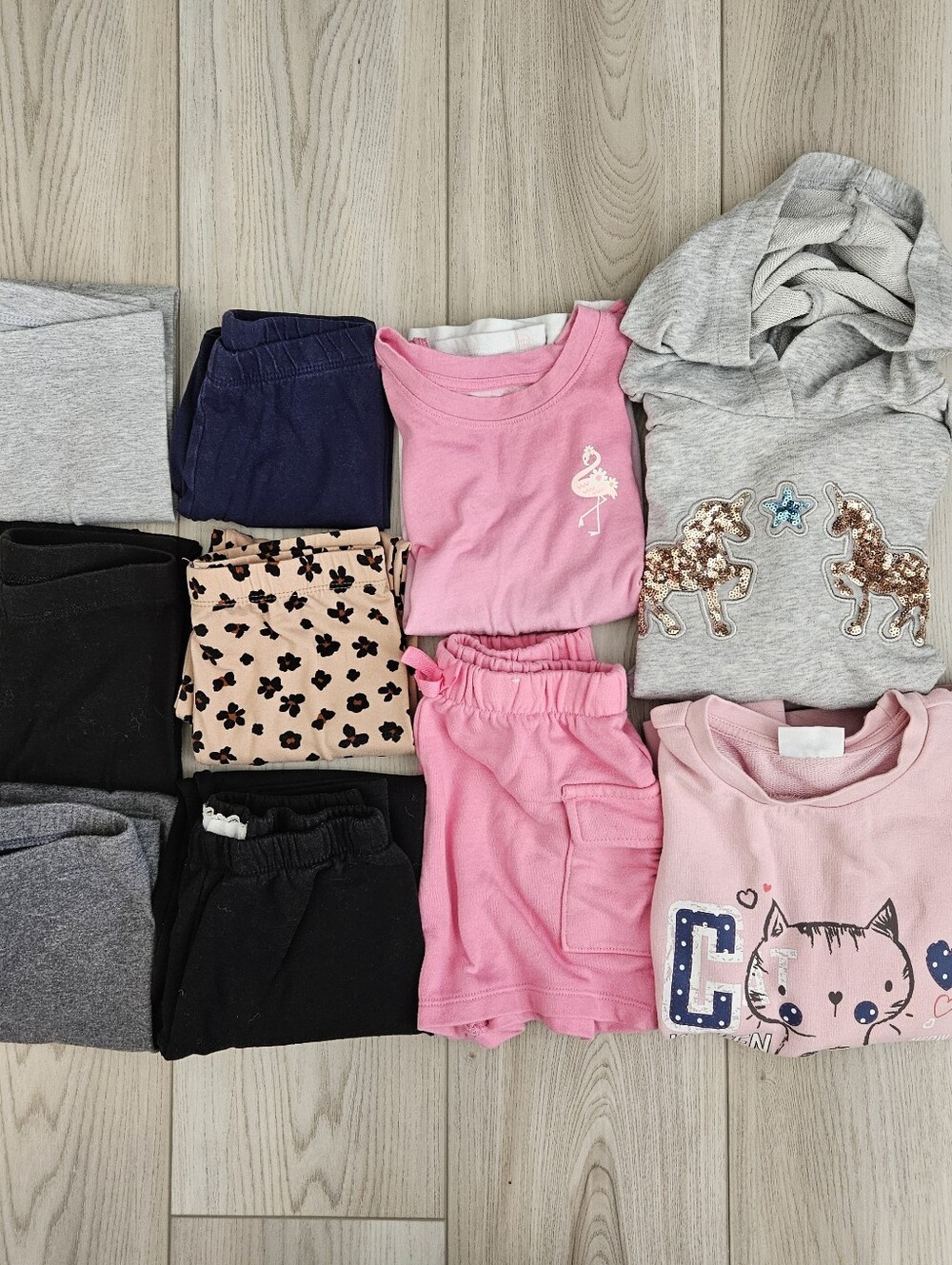 Girls Size 6 Mix & Match Clothing Lot (10 pcs) - Garanimals, Member's Mark